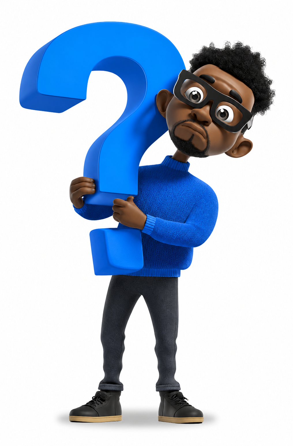 Krownpay image of man holding question mark